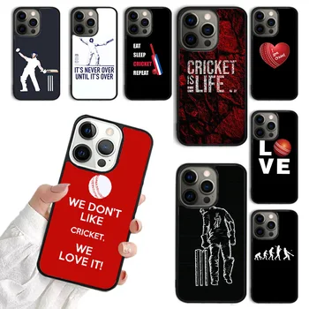 Чехол для телефона Love Cricket Heart Cricket Player для iphone SE2020 15 14 12 13 mini 6S 7 8 PLUS XS XR 11 PRO MAX coque Cover Shell