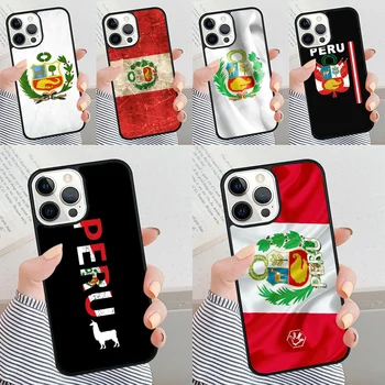 Чехол для телефона с флагом Перу Для iPhone 13 14 Pro Max SE2020 XS XR coque Для Apple 11 12 15 Pro Max 7 8 Plus 13 Mini Fundas
