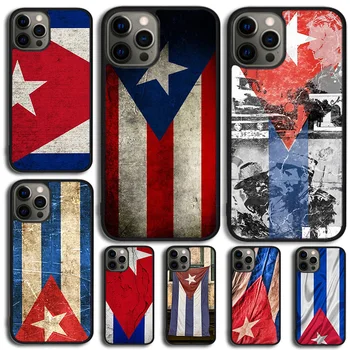 Чехол Для Телефона с Флагом Кубы Для iPhone 15 14 13 12 Mini 11 Pro Max SE 2020 6S 7 8 Plus X XS Max XR Cover Shell coque