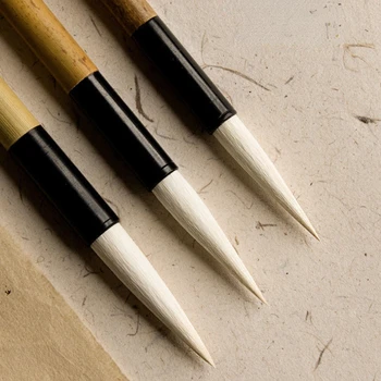 Шерстяная щетка для волос, набор китайской традиционной каллиграфии, кисть для написания официального сценария, китайская кисть для рисования, ручка для рисования