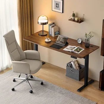 Электрический офисный стол с регулируемой высотой, металлический подъемник, Роскошные Компьютерные столы, мебель для студенческой гостиной Escritorio