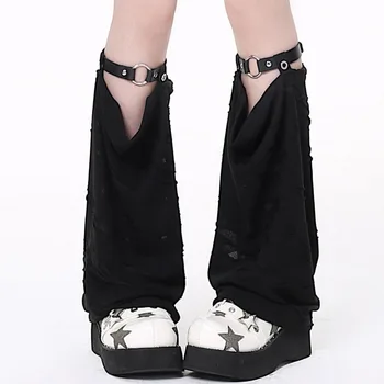 Японские гетры Y2K Модные Пикантные Женские готические студенческие панк-носки, Леггинсы, женские Вязаные носки, Покрывающие ноги, Аксессуары для косплея