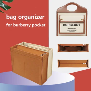 【Только распродажа внутренней сумки】 Вставка-органайзер для сумки Bur berry, карманный органайзер, разделитель, формирователь, защитное отделение